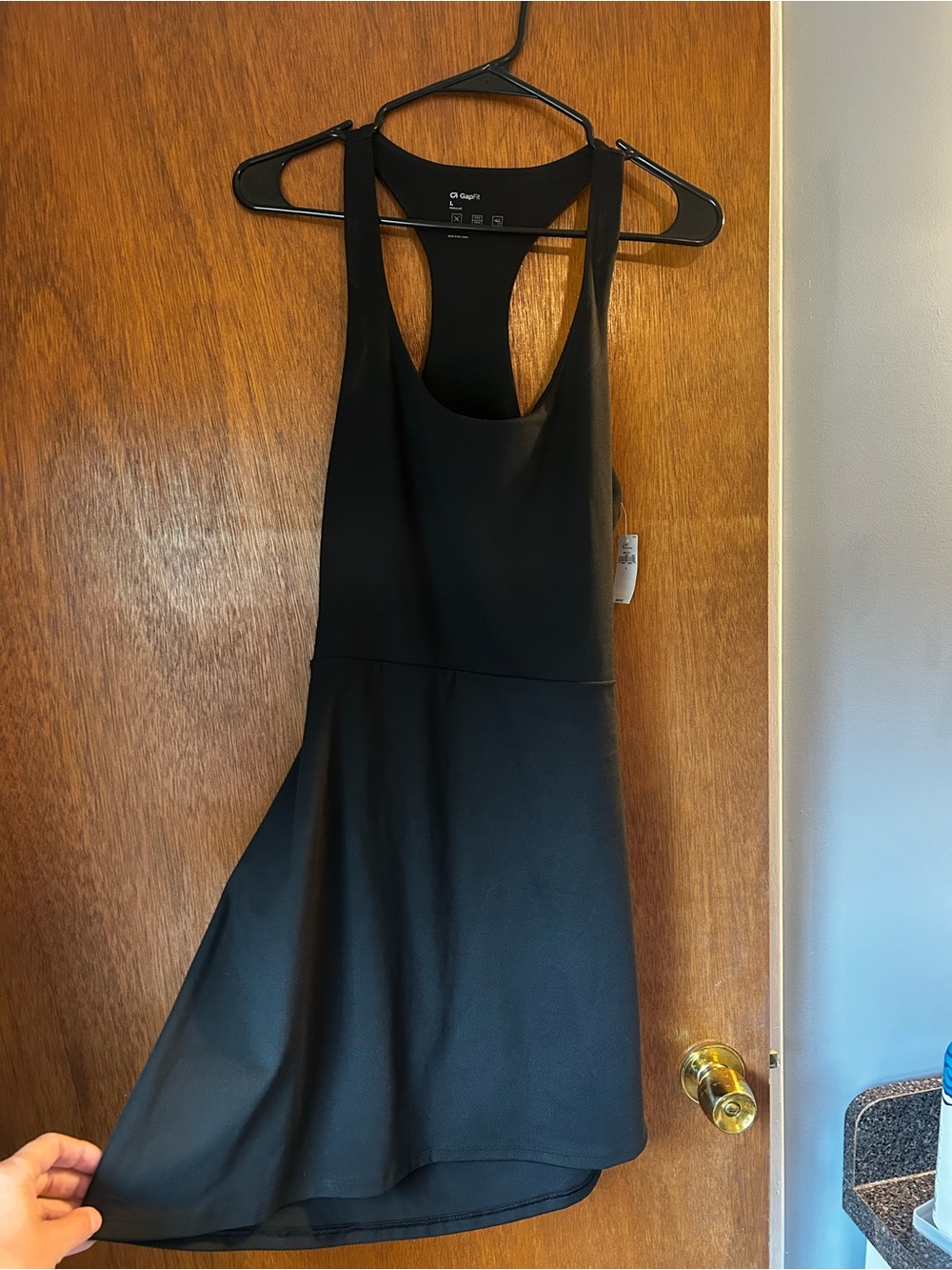 GAP Black Racerback Skater Dress